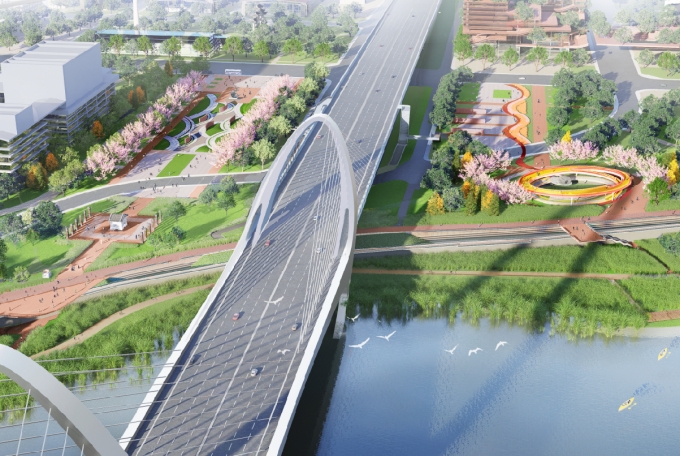 “两园一河”城市设计征集实现，3个规划颁布